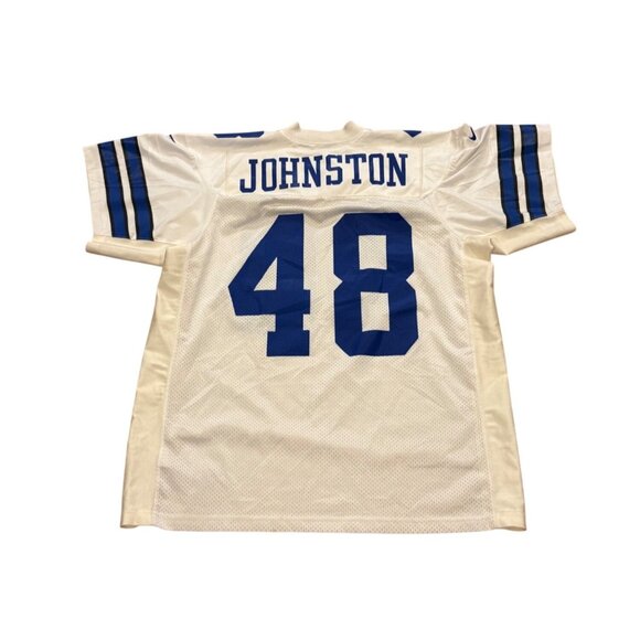 Vintage 90's Nike Dallas Cowboys Daryl "Moose" Johnston #48 NFL Jersey White 48 - Picture 1 of 9